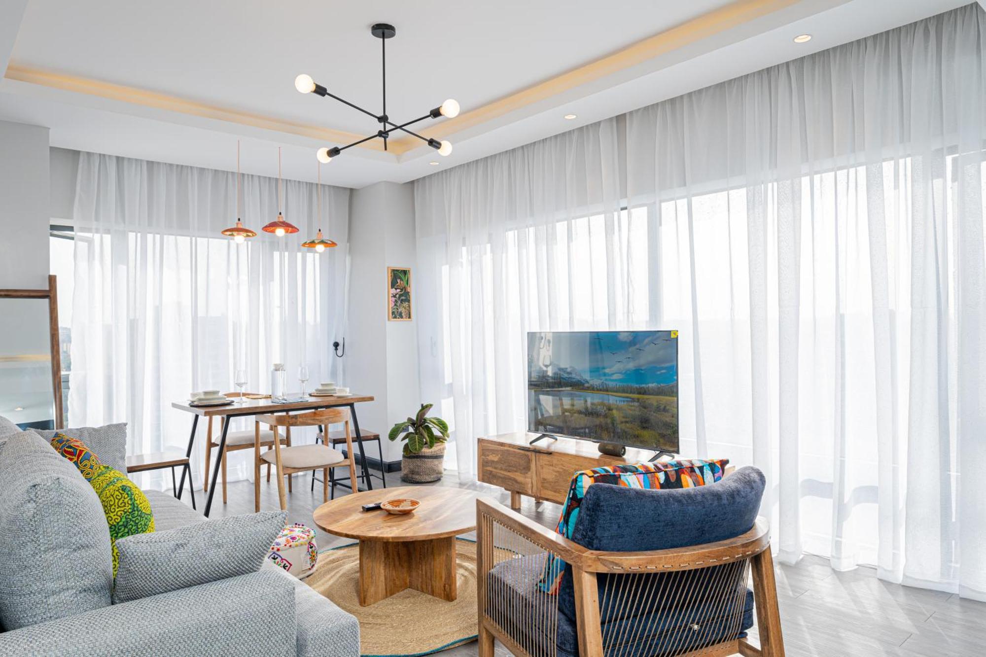 Escada & 2-bedroom, Rooftop Swimming Pool, Gym, Workspace, Wonderiss Homes Westland Living Apartment Nairobi