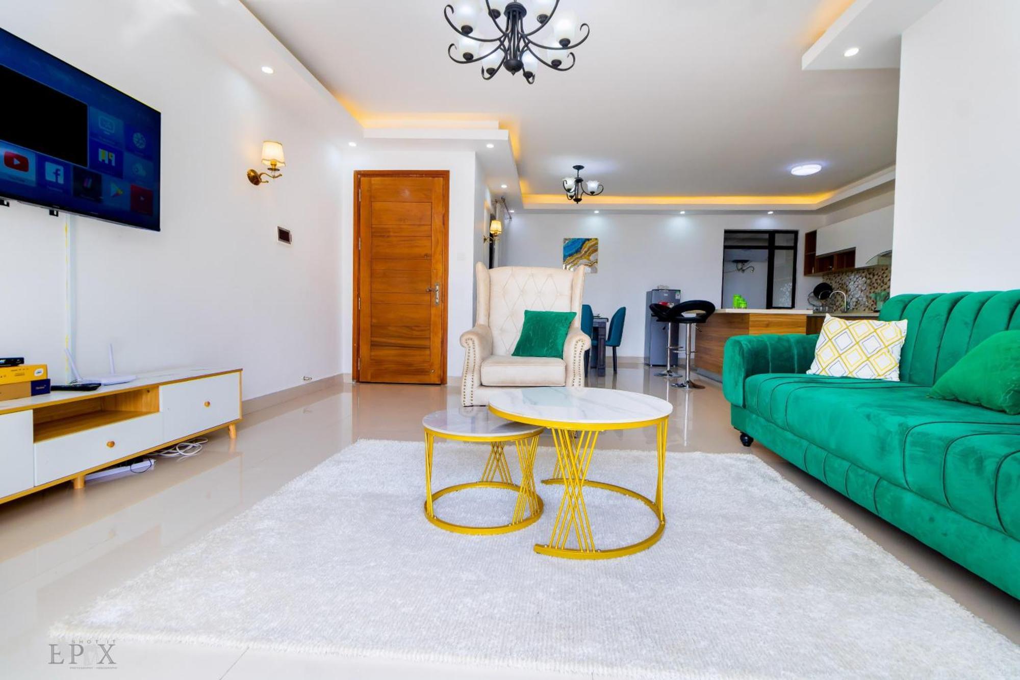 Luxurious Two Bedroom With Well Equipped Gym ,heated Swimming Pool, Ample Parking Space And A Relaxing Rooftop With Amazing Views Nairobi