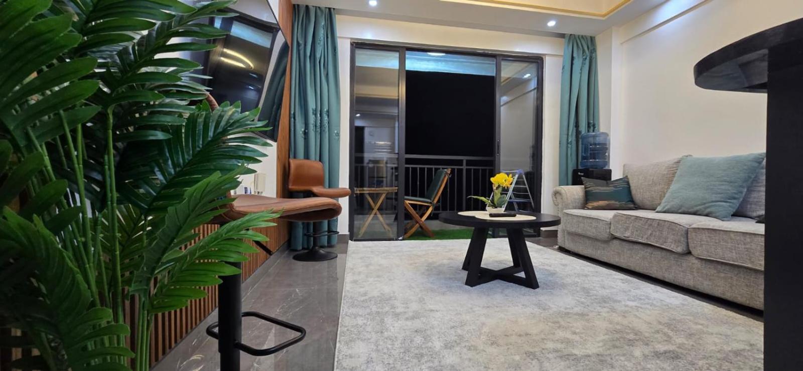 Apartment Oasis Kile- Modern 1-br, King Bed, Gym, Coffee Hse Nairobi