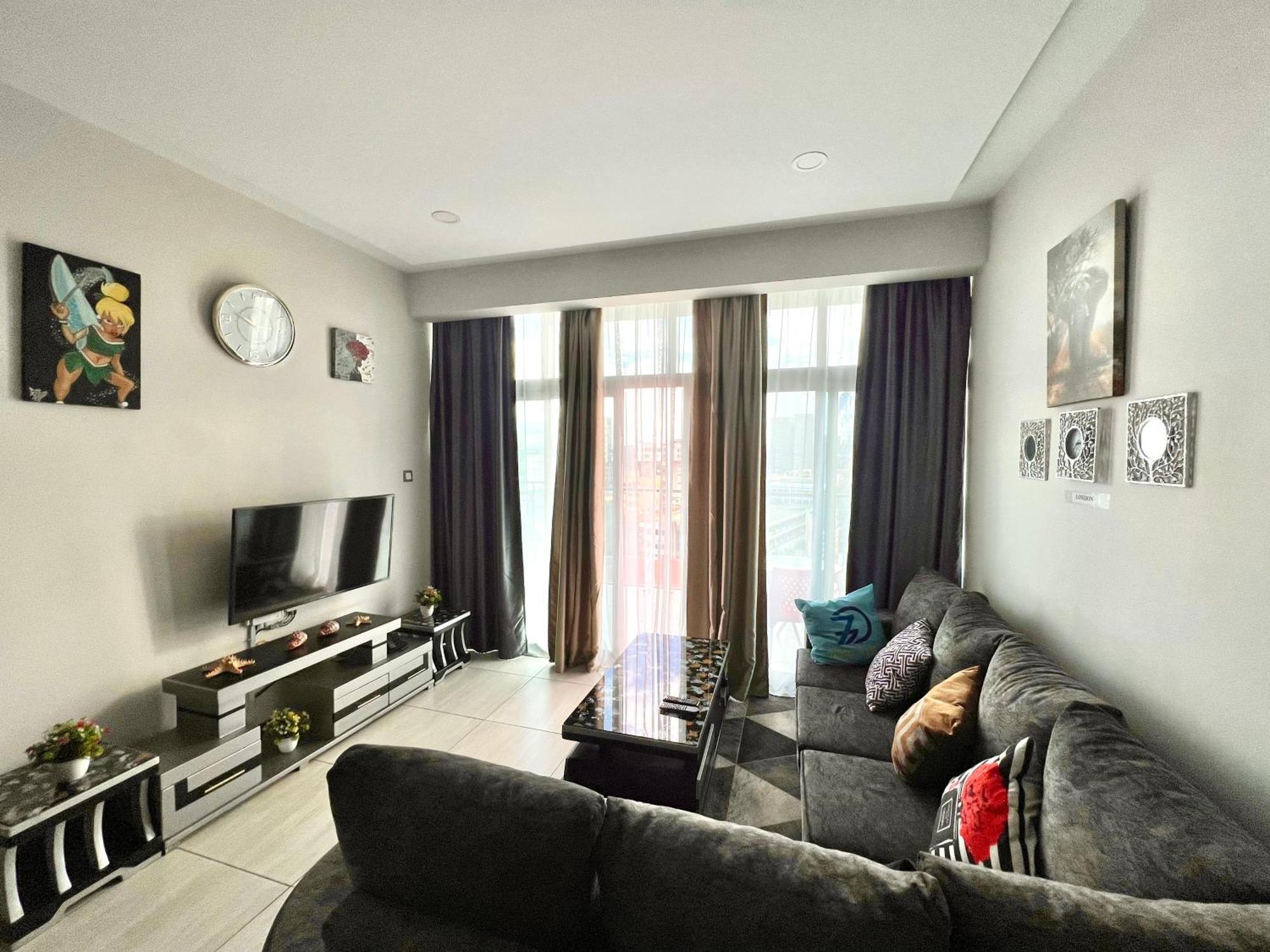 Lovely 2-bedroom Serviced With Pool And Wi-fi At Skynest *