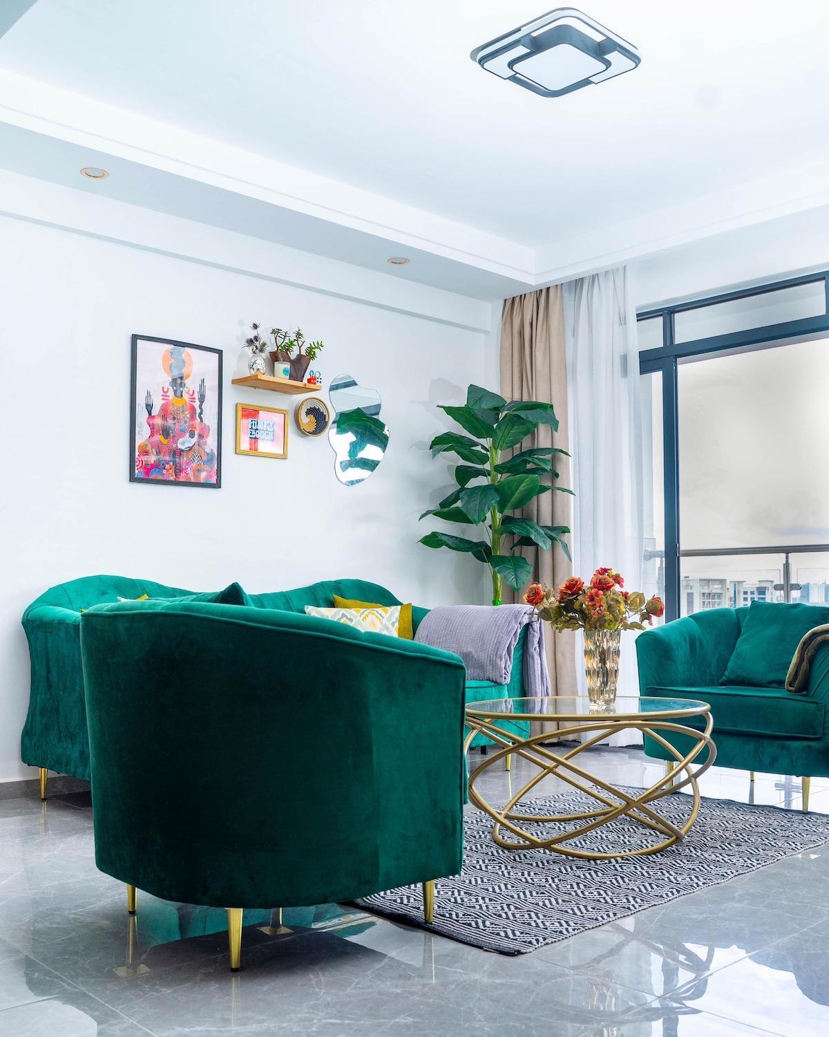 Trendy Serviced 1br Retreat, Views Apartment *
