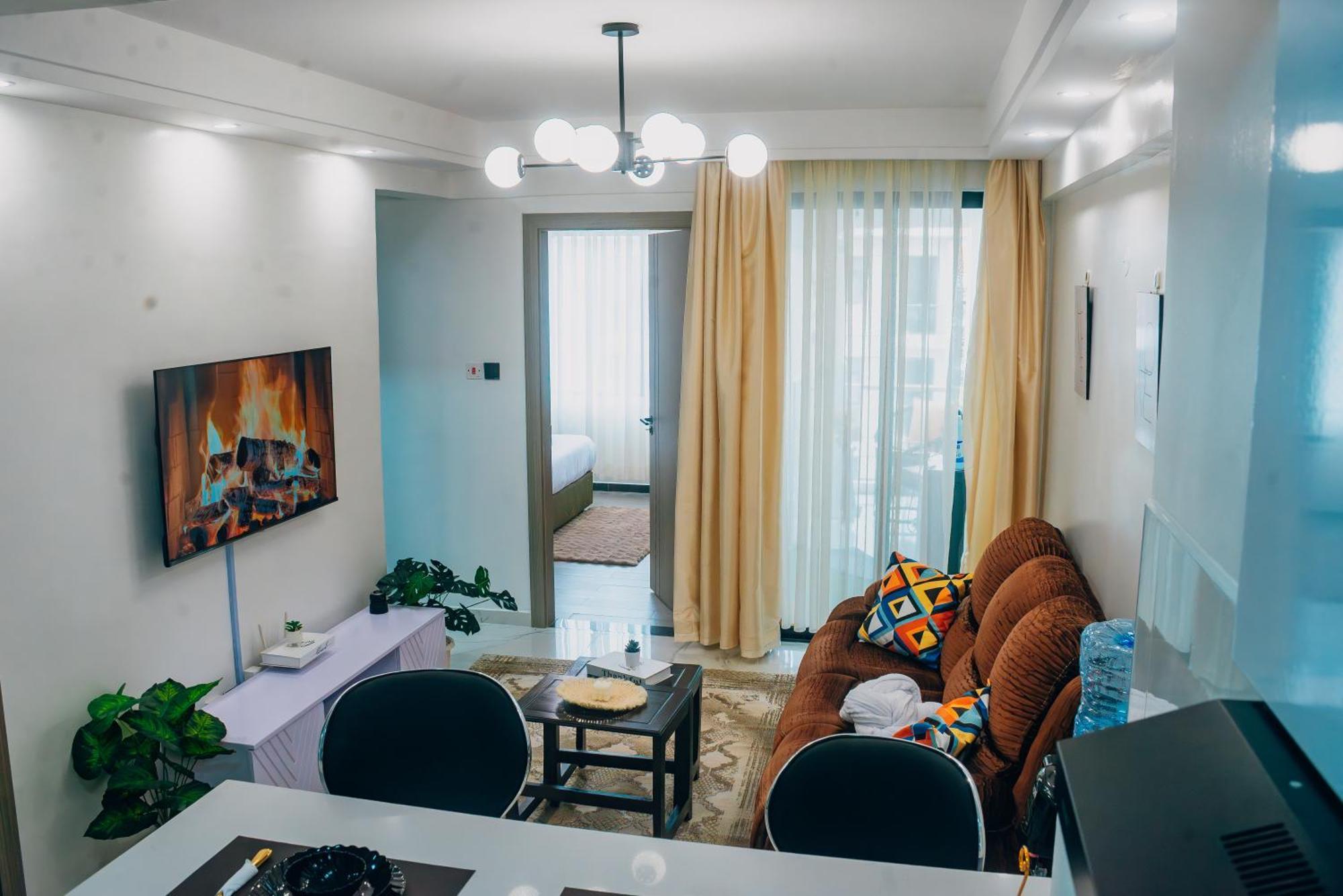Modern 1 Bedroom In Kilimani With Rooftop Access, Workspace *