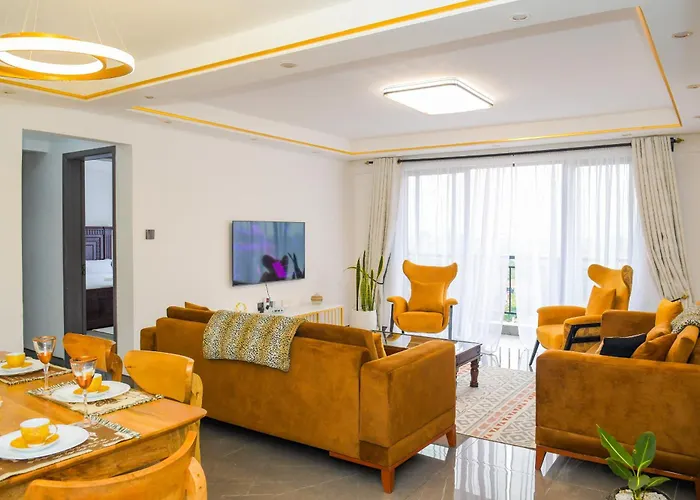 Executive Three Bedroom Apartment With Dsq , Gym, Children Play Area, Rooftop Football Pitch, Coffee House, Restaurant, Garden And Amazing Scenic Views In Kileleshwa