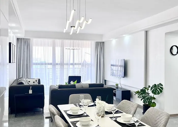Beautifully Elegant Furnished Three Bedroom Apartment With Swimming Pool Fully Equipped Gym Ample Parking Space Children Playground And Relaxing Rooftop With Breathtaking Views