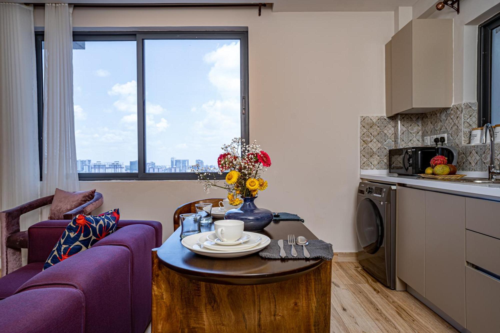 Elite One Bedroom Apartment,swimming Pool, Gym, Workspace ,wonderiss Homes Close Proximity To Gtc, Jw Mariott And Kempinski Apartment *