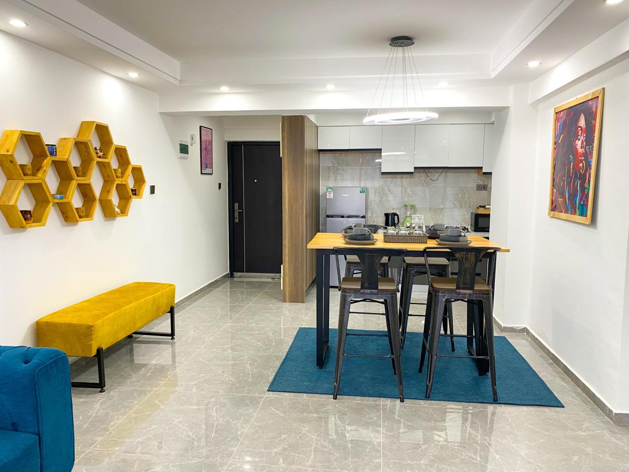 Apartment Gatundu Heights - Stylish New 2 Bed In Kileleshwa With Gym & Rooftop Terrace *