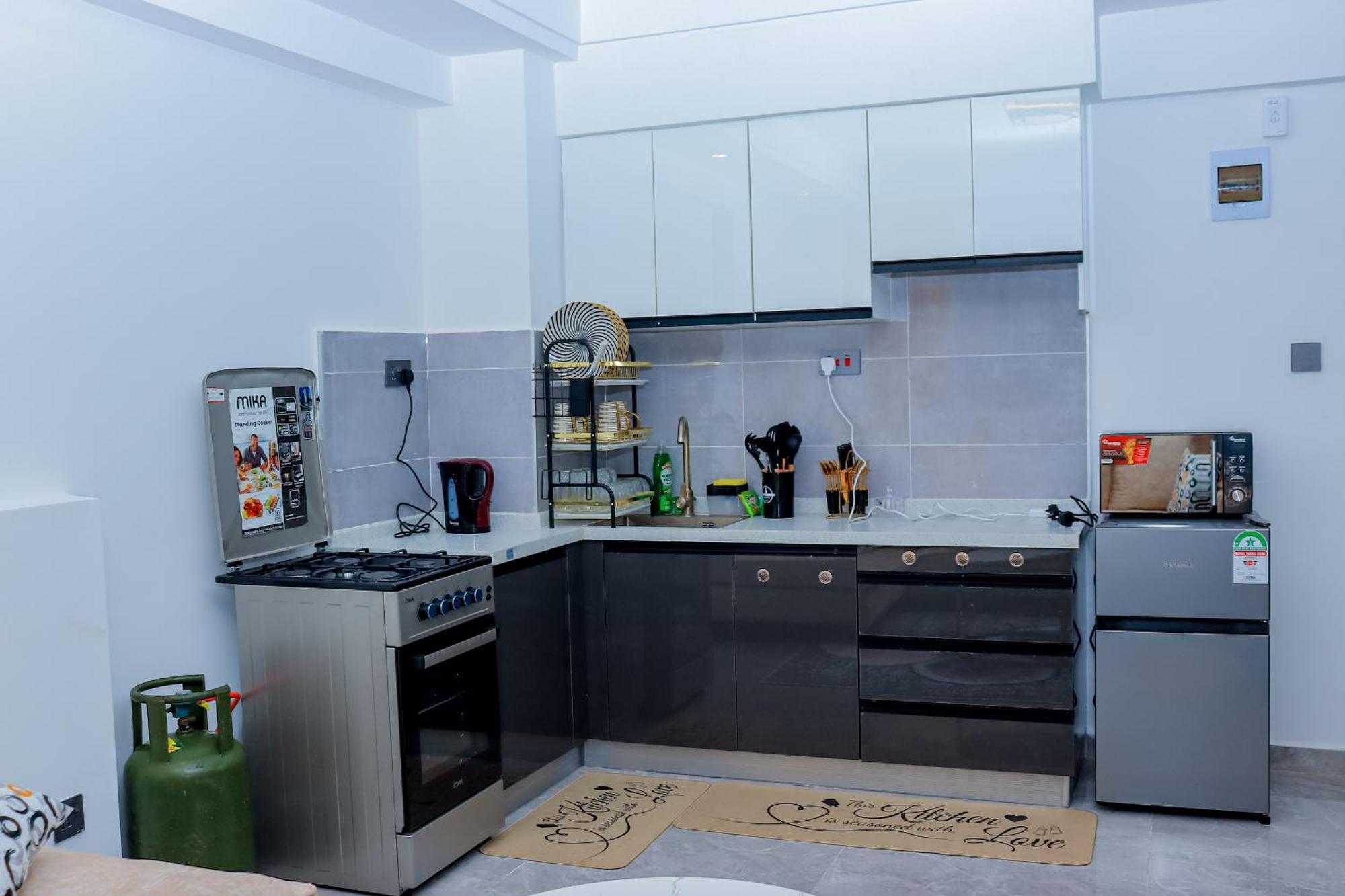 Apartment Luxe Oasis Kilimani, Gym, Parking, Wifi And Balcony *