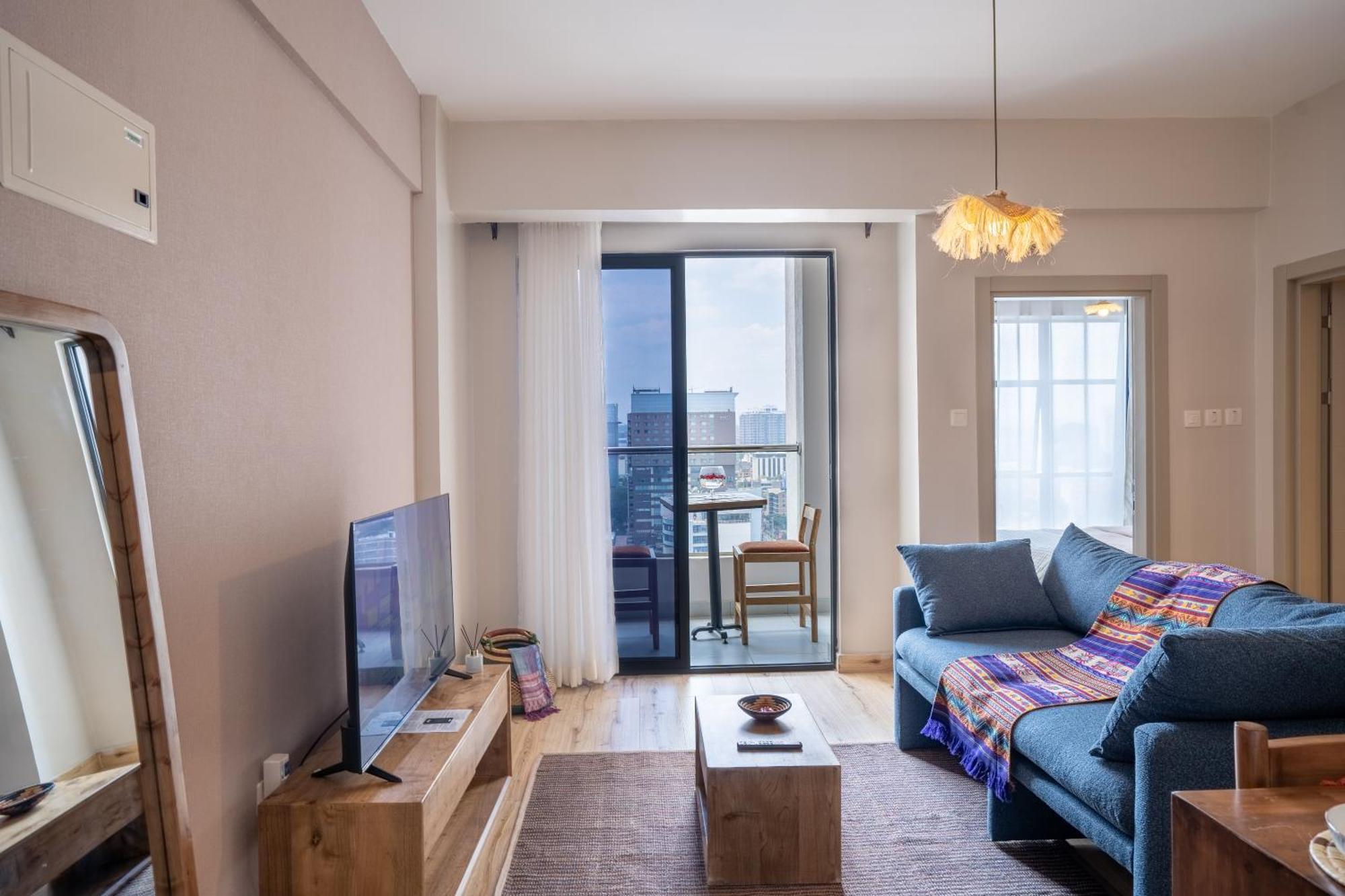 Elite One Bedroom Apartment,swimming Pool, Gym, Workspace ,wonderiss Homes Close Proximity To Gtc, Jw Mariott And Kempinski Apartment *