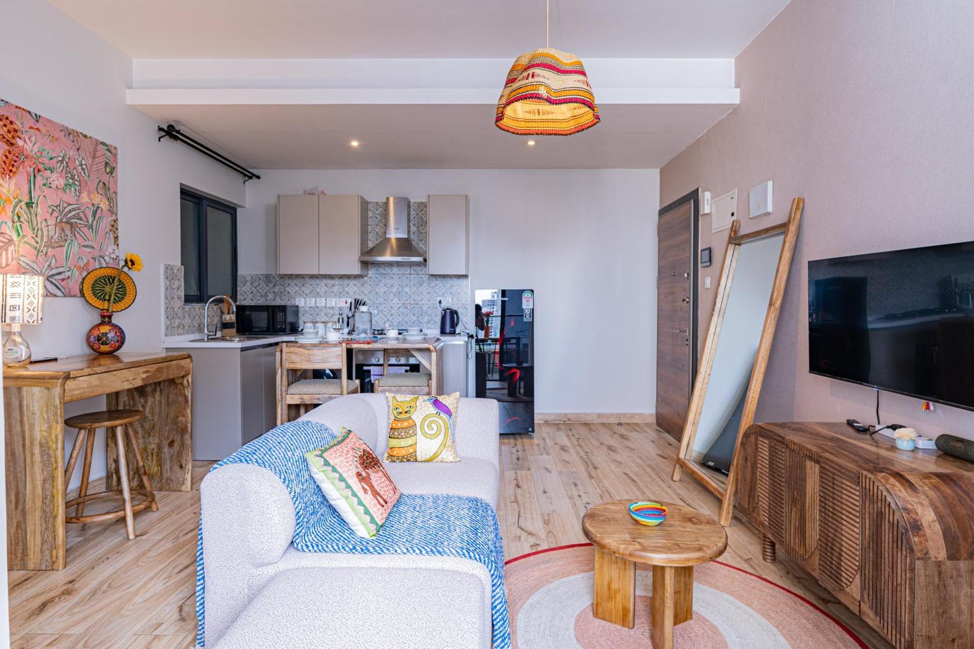 Apartment Elite One Bedroom Apartment,swimming Pool, Gym, Workspace ,wonderiss Homes Close Proximity To Gtc, Jw Mariott And Kempinski Nairobi