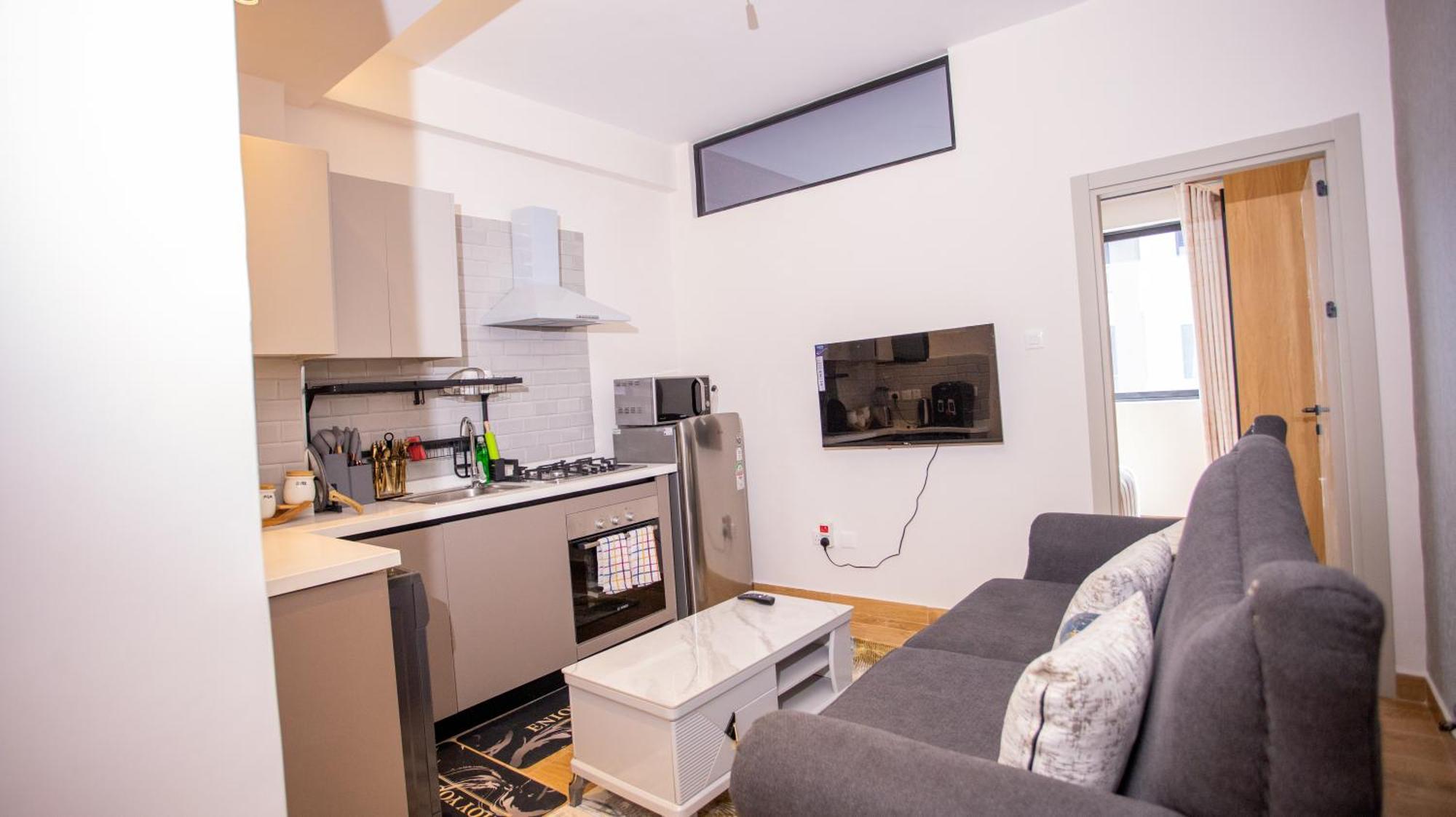 Wilma Towers Kilimani-one Bedroom With Gym, Swimming Pool, Sauna, Steam Room-kilimani Luxe Loft