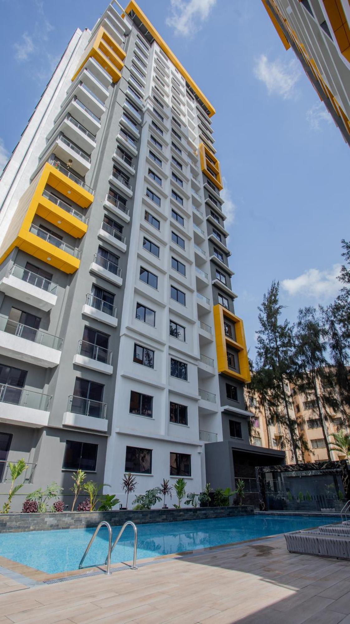 Wilma Towers Kilimani-one Bedroom With Gym, Swimming Pool, Sauna, Steam Room-kilimani Luxe Loft Bed & Breakfast *