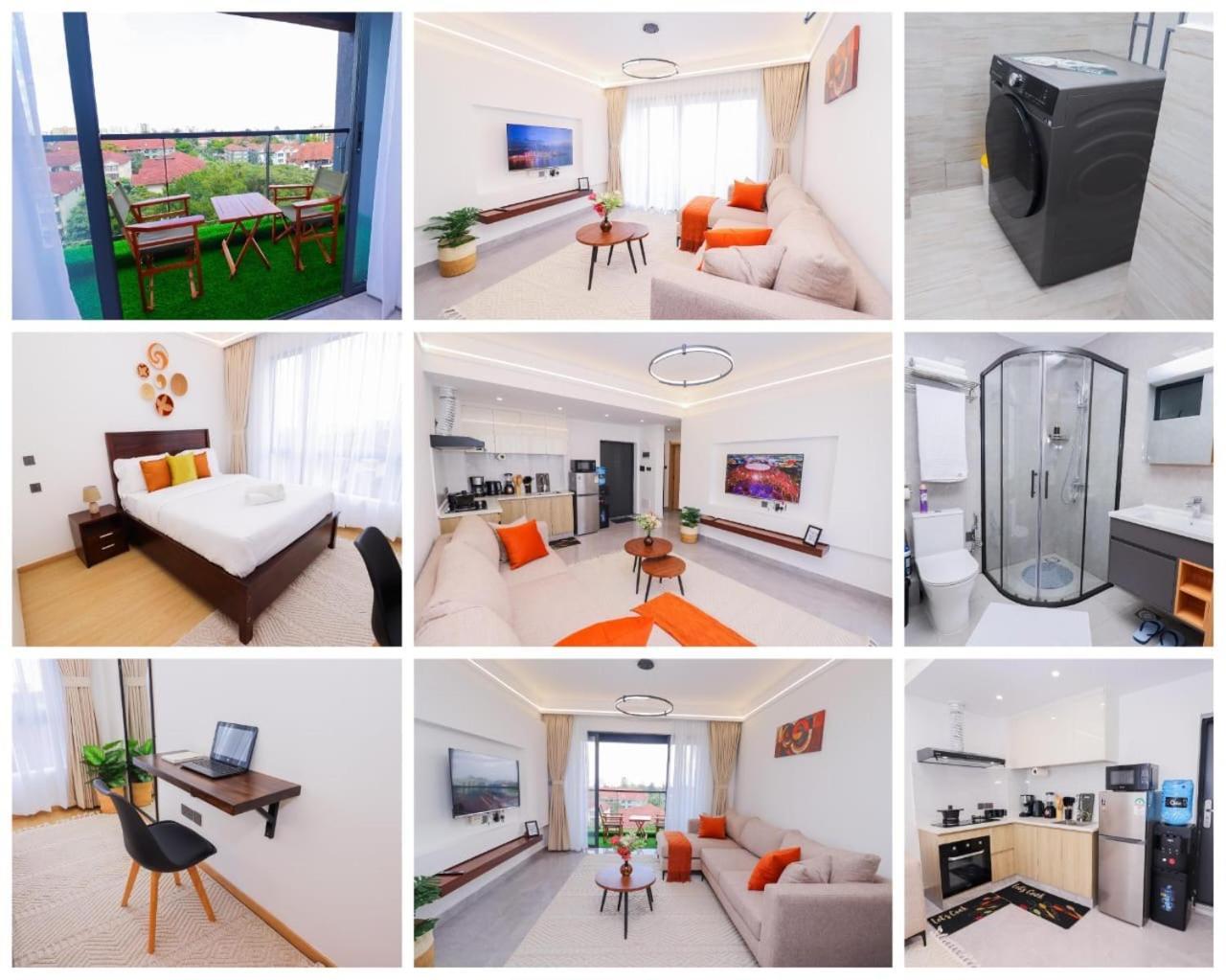 Modern 1-bed, Riara One Pool Gym Mall Nairobi