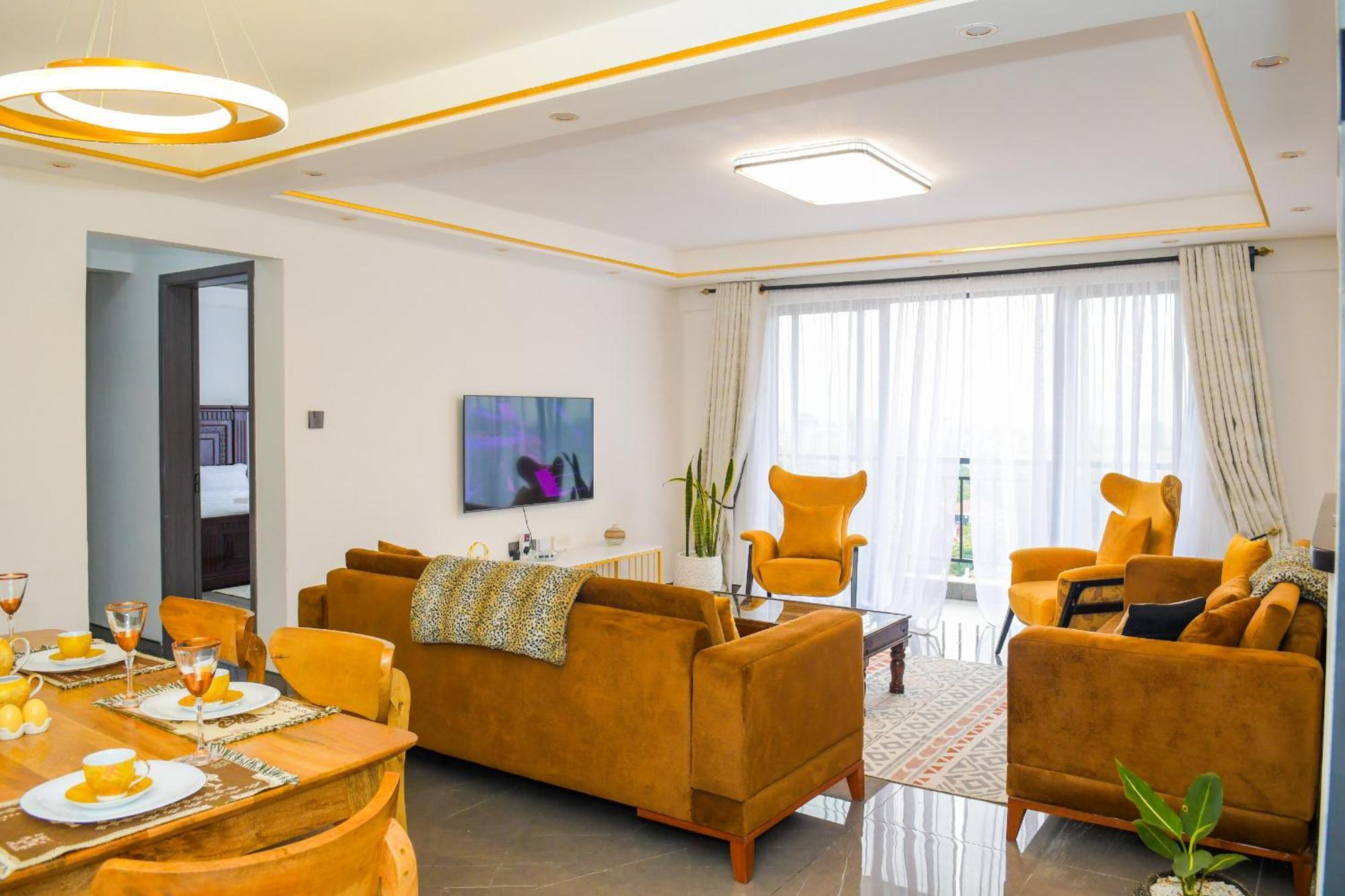 Comfort Three Bedroom With Servant Quarter, Gym ,children Play Area ,rooftop Football Pitch, Coffee House, Restaurants, Garden And Amazing Scenic Views In Kileleshwa Nairobi