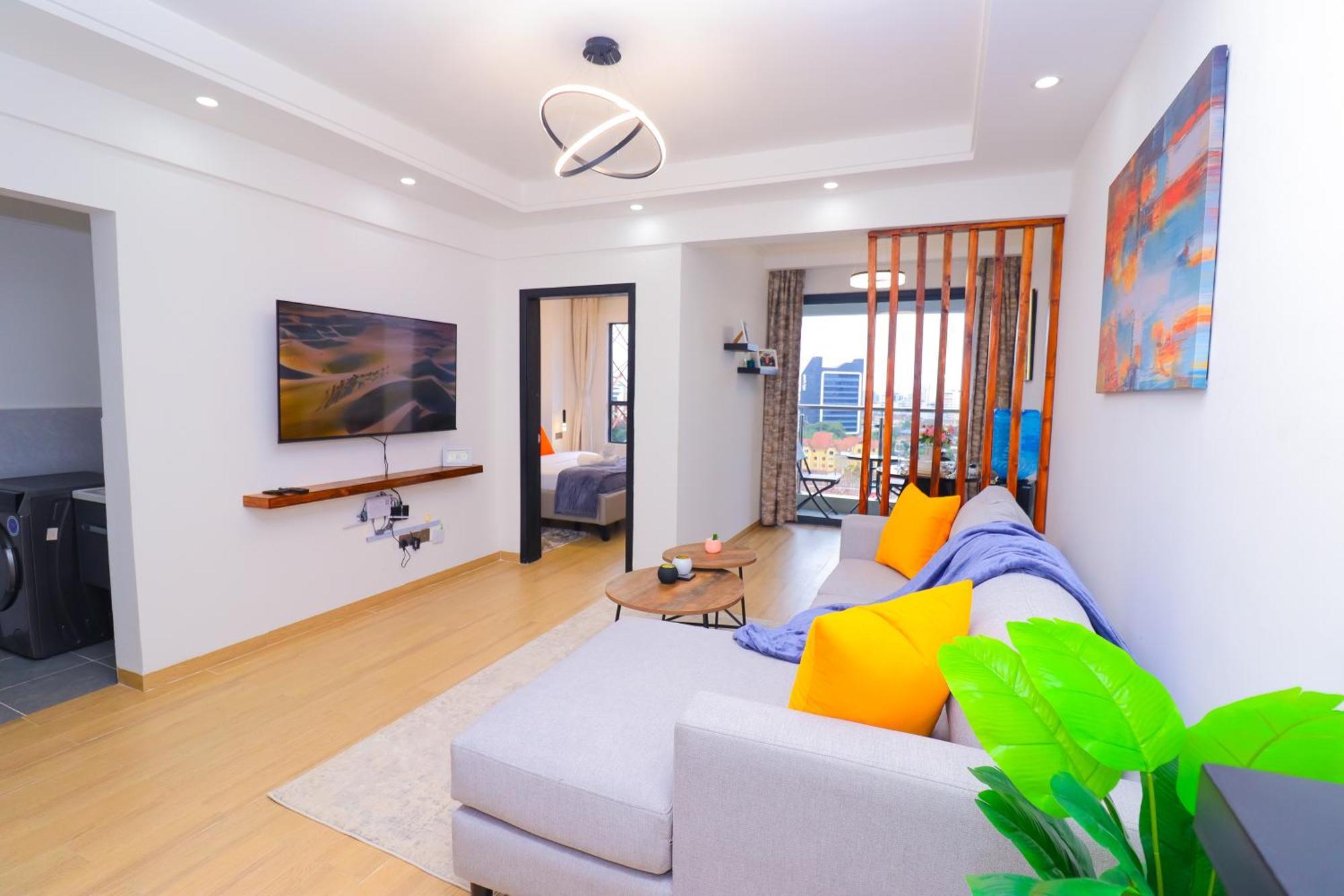 Apartment Urban 1br With Skyline View Marina Bay Westlands Nairobi