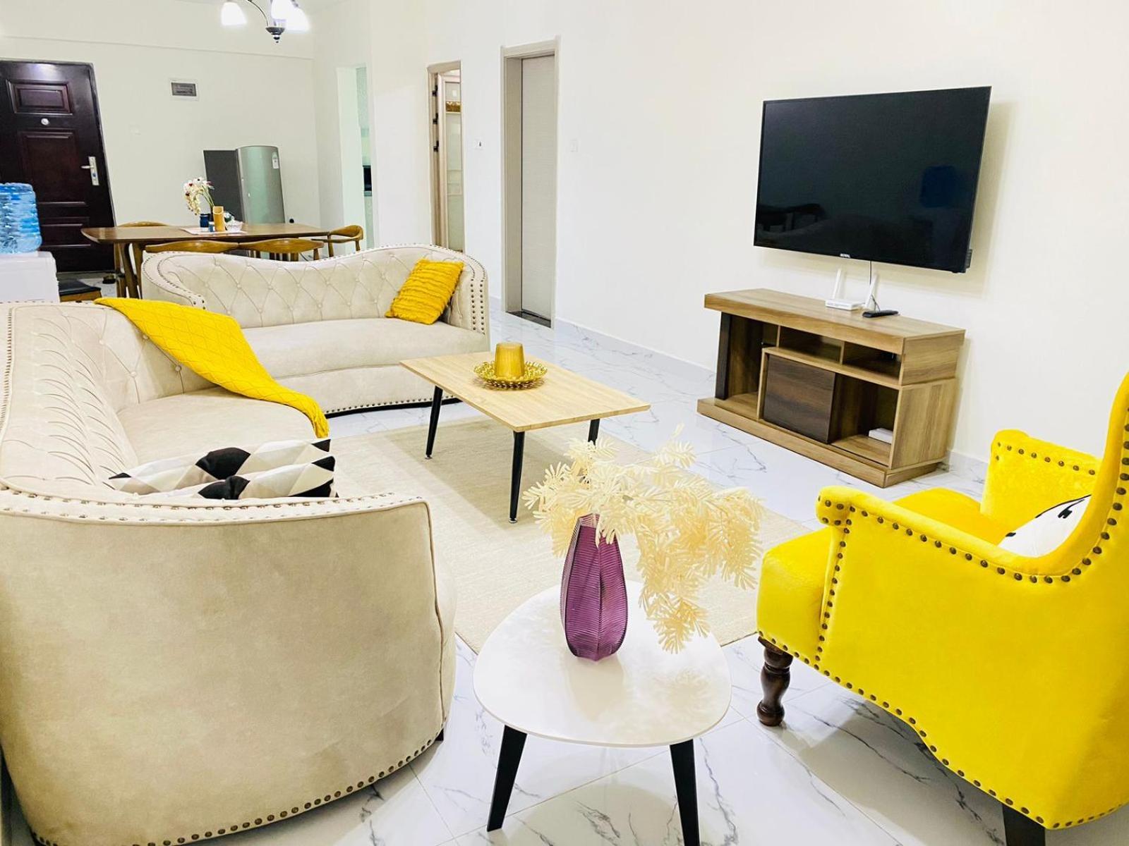 Luxurious Fully Furnished Three Bedroom With Dsq ,gym, Children Play Area, Rooftop Football Pitch, Coffee House, Restaurant, Garden In Kilimani